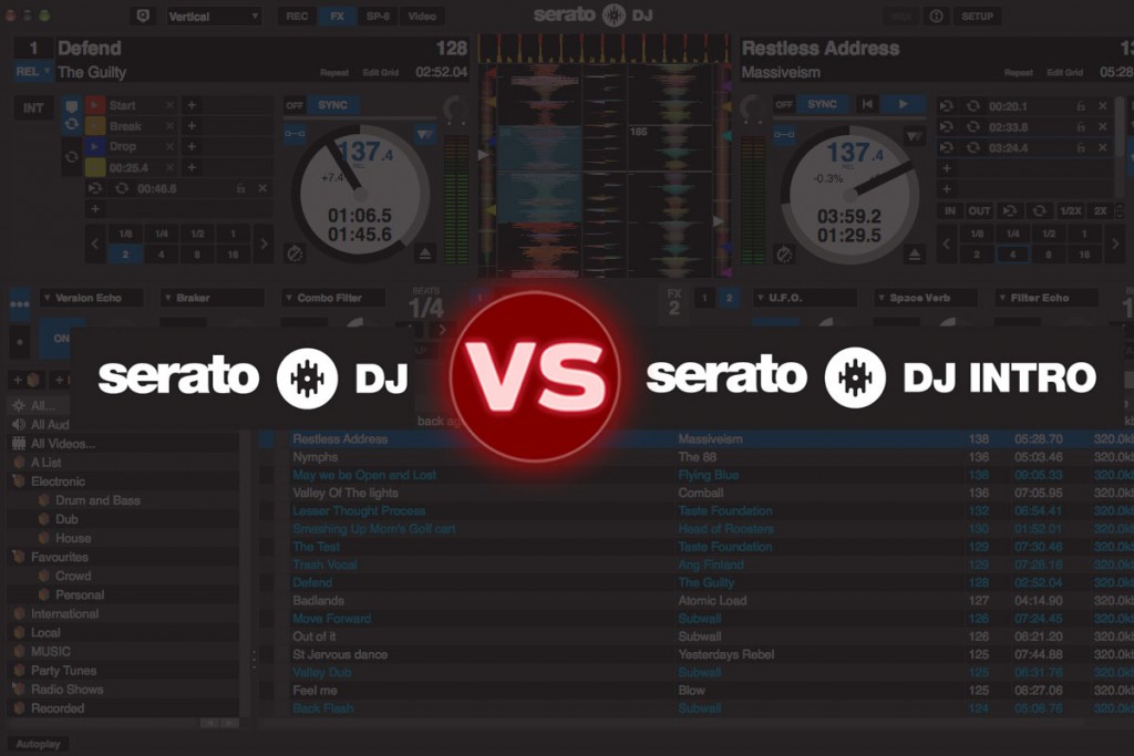 Serato Intro VS Serato DJ