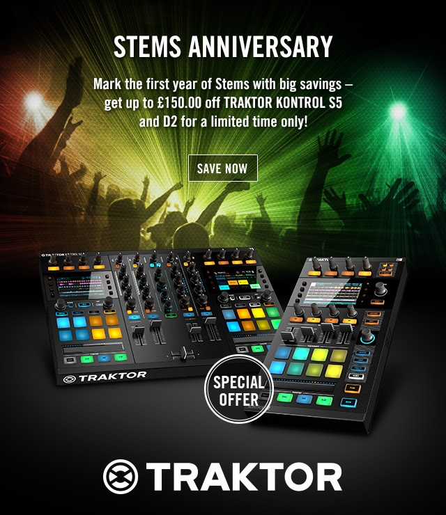 Traktor-save on Stems D2 D8