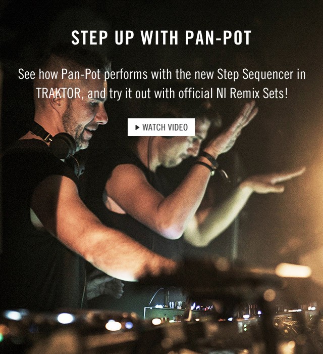 TRAKTOR launches custom Step Sequencer content with Pan-Pot video