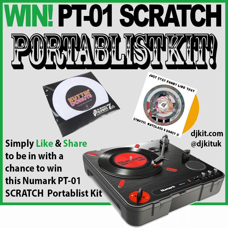 Win Numark PT-01 SCRATCH Portablist Kit