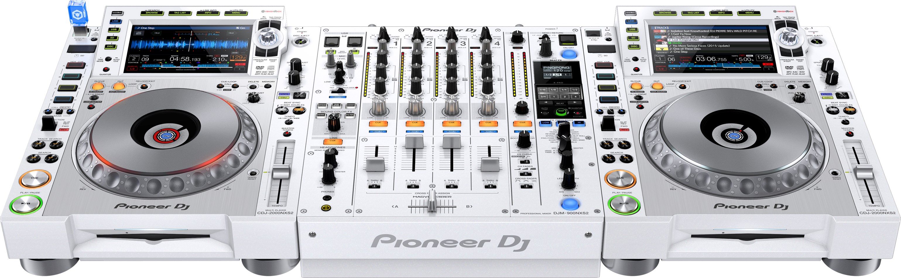 Limited Edition White Pioneer Dj Cdj 00nxs2 W And Djm 900nxs2 W On The Rise Dj Academy