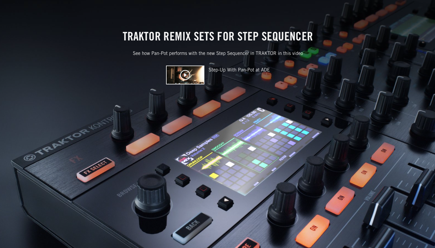 TRAKTOR launches custom Step Sequencer content with Pan-Pot video